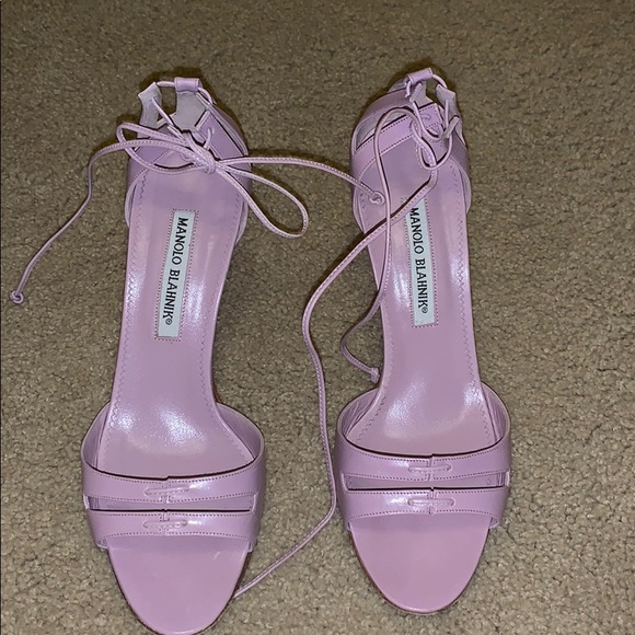 Manolo Blahnik Shoes - Manolo Blahnik, pale Plum, 37.5, ankle strap Manolo Blahnik Shoes - Manolo Blahnik, pale Plum, 37.5, ankle strap